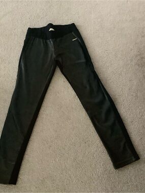 MICHAEL Michael Kors Black Knit Top with Logo Tag